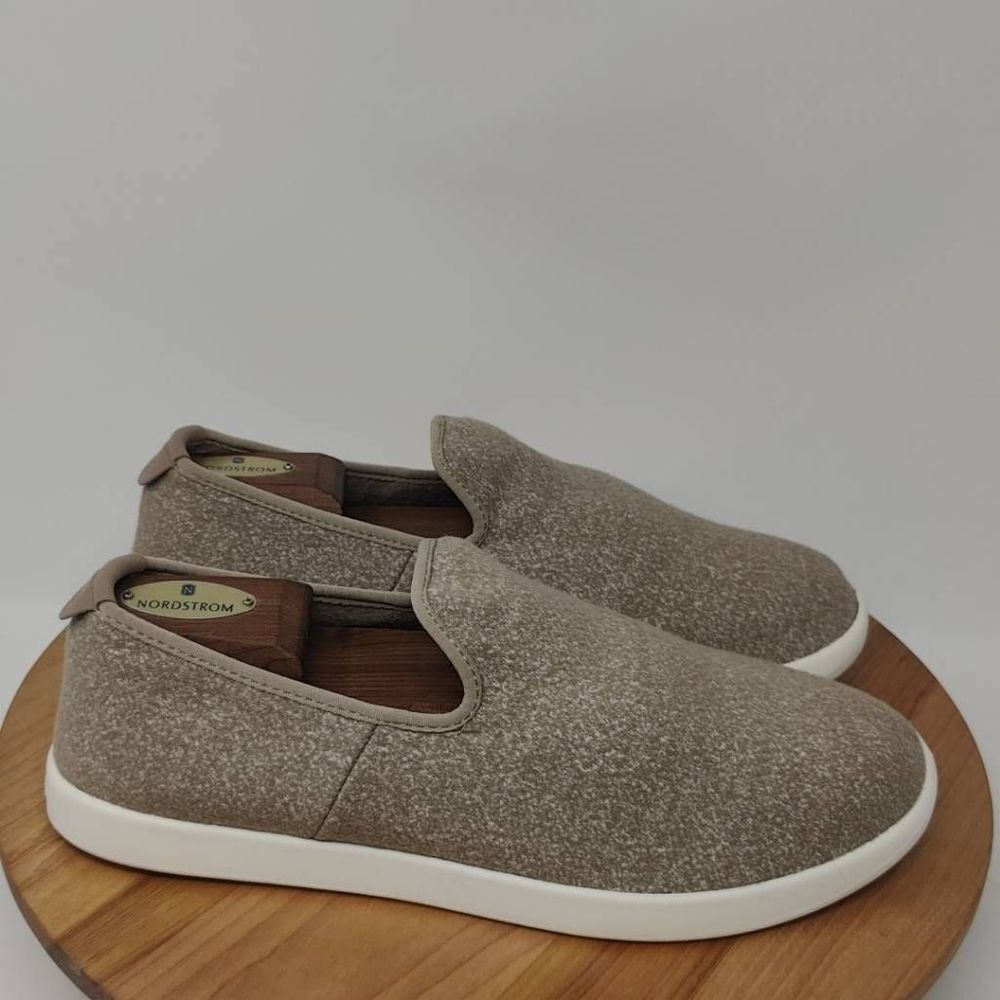 Allbirds Wool Lounger Loafers Shoes- Mens- Size 11- Pebble White- Flat Sneaker
